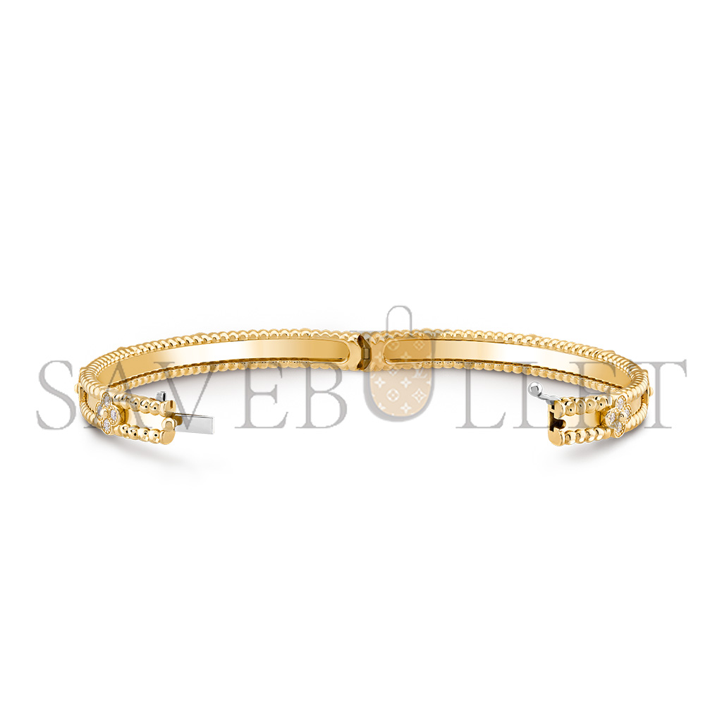 V*N CL*F arpels perlÉe sweet clovers bracelet, small model vcarp6x500